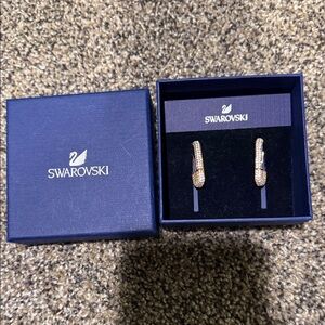Swarovski Gold Crystal Earrings